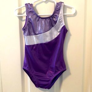 Wah Na Shining Gymnastics Leotard 2-4 Yr Purple